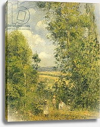 Постер Писсарро Камиль (Camille Pissarro) A Rest in the Meadow, 1878