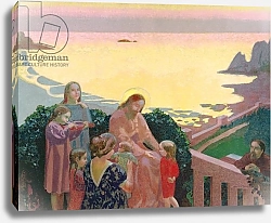 Постер Дени Морис Christ with the Children, 1910