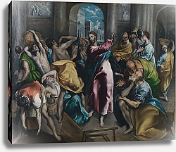 Постер Эль Греко Христос, изгоняющий торговцев из храма