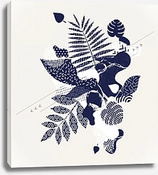 Постер Абстрактная растительная композиция 5