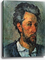 Постер Сезанн Поль (Paul Cezanne) Портрет Виктора Шоке