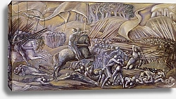 Постер Берне-Джонс Эдвард The Battle of Flodden Field, 1882