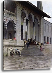 Постер Пазини Альберто The Entrance to the Yeni-Djami Mosque in Constantinople, 1870