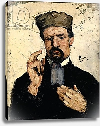 Постер Сезанн Поль (Paul Cezanne) Uncle Dominique as a Lawyer, 1866