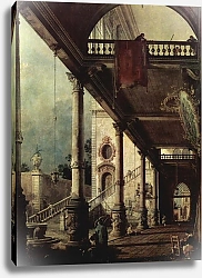 Постер Гварди Франческо (Francesco Guardi) Крытая галерея