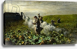 Постер Седжантини Джованни The Pumpkin Harvest, 1897