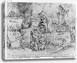 Постер Брейгель Питер Старший Anger, 1557