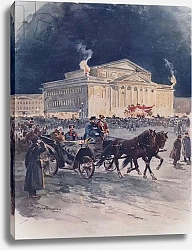 Постер Хаенен Фредерик де The Imperial Opera House after a Gala Performance