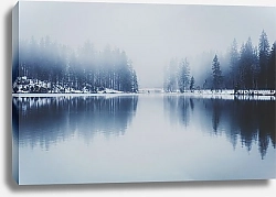 Постер Зимнее озеро