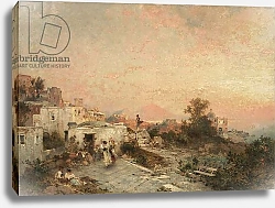 Постер Ютенбергер Франц La Tarantella, Posilipo, Naples, c.1895