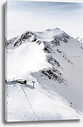 Постер Лыжная станция на горе