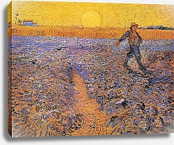 Постер Ван Гог Винсент (Vincent Van Gogh) Сеяльщик 4