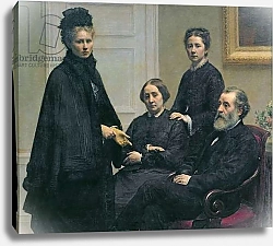 Постер Фантен-Латур Анри The Dubourg Family, 1878