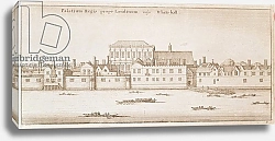 Постер Холлар Вецеслаус (грав) View of Whitehall, 1645