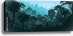Постер Тропические джунгли