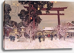Постер Ист Альфред Сэр View of a Shinto Shrine, c.1889