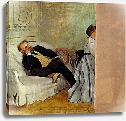 Постер Дега Эдгар (Edgar Degas) Monsieur and Madame Edouard Manet, 1868-69
