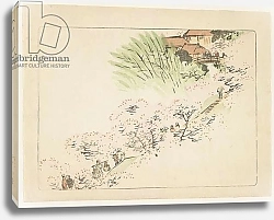 Постер Дзэсин Сибата Mountain Cherry Blossoms, c. 1877