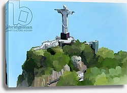 Постер Хируёки Исутзу (совр) Christianity of Corcovado, 2016，