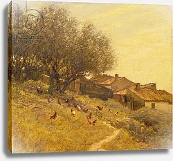 Постер Танге Ла Генри A Hillside Village in Provence