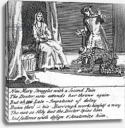 Постер Кинг Хайнц The Doctor in Labour, or the New Whim Wham from Guildford, circa 1726 2