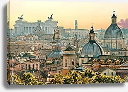 Постер Италия, Рим. Панорама