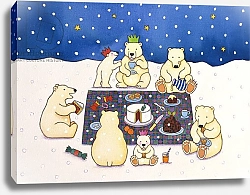 Постер Бакстер Кэти (совр) Polar Bear Picnic, 1997
