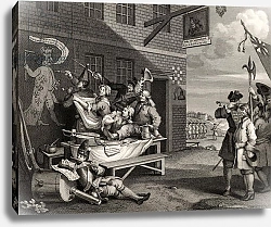 Постер Хогарт Вильям (последователи) England, engraved by Thomas Phillibrown, from 'The Works of William Hogarth', published 1833