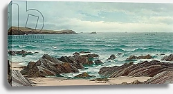 Постер Джеймс Давид A rocky coastline