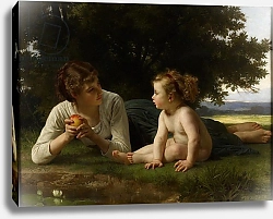 Постер Бугеро Вильям (Adolphe-William Bouguereau) Temptation, 1880