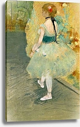 Постер Дега Эдгар (Edgar Degas) Dancer in Green, c.1878
