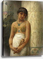 Постер An Egyptian Girl with a Sistrum, 1886