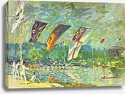 Постер Сислей Альфред (Alfred Sisley) Регата в Мольсе
