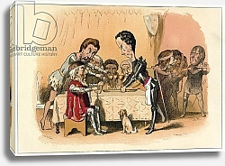 Постер Дойл Ричард The Black Prince waiting on his prisoner King John