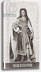Постер Кнеллер Годфри, Сэр William III from `Illustrations of English and Scottish History' Volume II