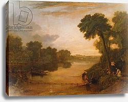 Постер Тернер Уильям (William Turner) The Thames near Windsor, c.1807