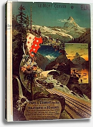 Постер Хьюго Алесси Le Mont Cervin