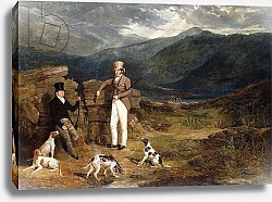 Постер Херринг Джон Two Gentlemen with Pointers on a Grouse Moor, 1824