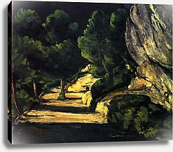 Постер Сезанн Поль (Paul Cezanne) Пейзаж 4