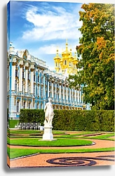 Постер Сад во дворце Екатерины в Царском Селе, Россия