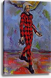Постер Сезанн Поль (Paul Cezanne) Арлекин