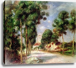 Постер Ренуар Пьер (Pierre-Auguste Renoir) The Road to Essoyes, 1901