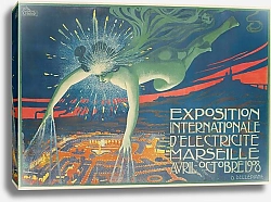 Постер Деллепиан Дэвид EXPOSITION INTERNATIONALE D’ELECTRICITE, MARSEILLE