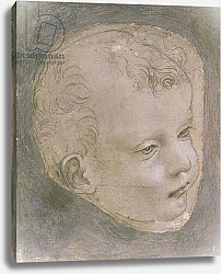 Постер Леонардо да Винчи (Leonardo da Vinci) Head of a Child