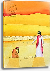 Постер Ванг Элизабет (совр) Jesus forgives the woman caught in adultery, 2006