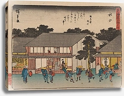 Постер Утагава Хирошиге (яп) Tokaido gojusantsugi, Pl.51
