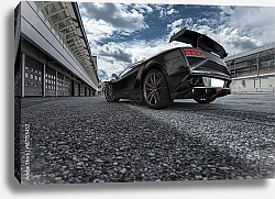 Постер Гоночный автомобиль Black Supersport GT