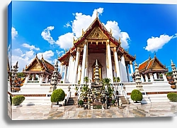 Постер Таиланд, Бангкок. Храм Ват Сутхат
