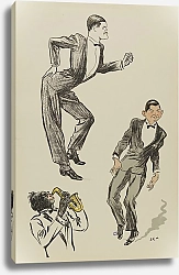 Постер Гурса Жорж Deux personnages masculins dansant le charleston