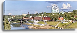 Постер Россия, Смоленск. Панорама с видом на Днепр